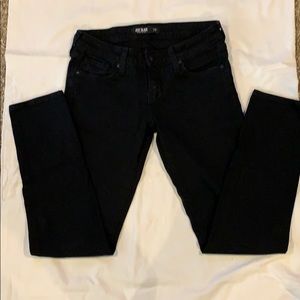 Black denim stretchy jeans